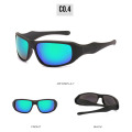 Wholesale Men Explosion-Proof Bike Reflective Cycling Sunglasses